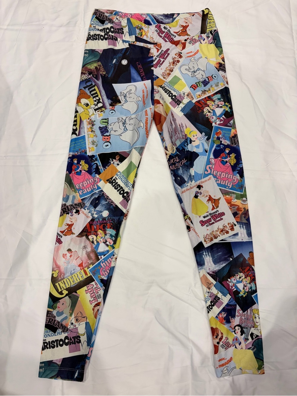 Disney Multicolor Classic Movie Collage Leggings